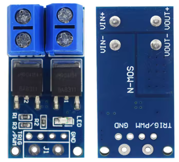 15A 400W MOS FET Trigger Switch Drive Module DC 5V-36V PWM Regulator Control Panel Motor control board