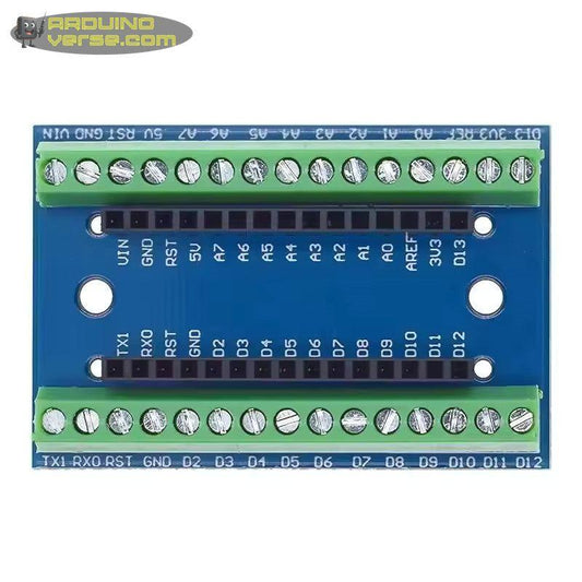 Arduino Nano breakout screw terminal board shield