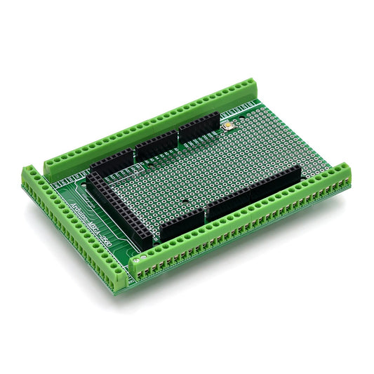 Arduino Mega screw terminal adapter shield board