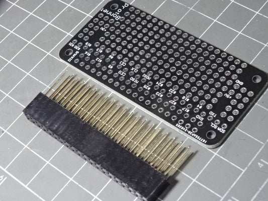 Raspberry Pi Zero W and W2 prototyping development HAT sheild