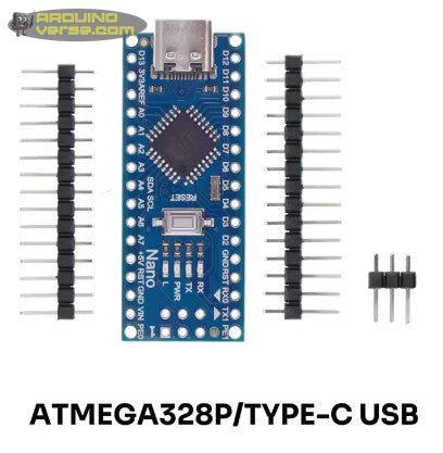 Arduino Nano ATMEGA328PB with Mini / Micro / Type C USB