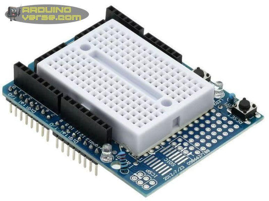 Arduino Uno prototype breadboard shield